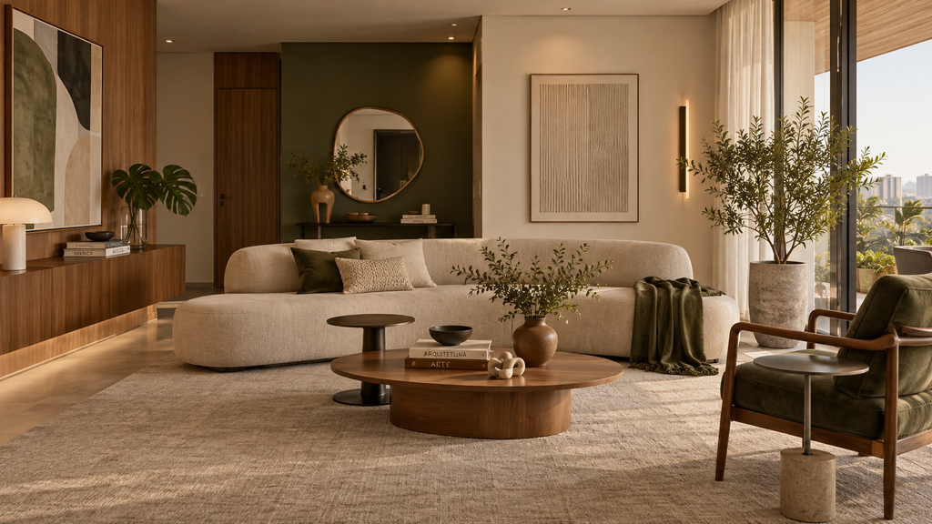 Ambiente residencial com objetos e elementos que expressam personalidade